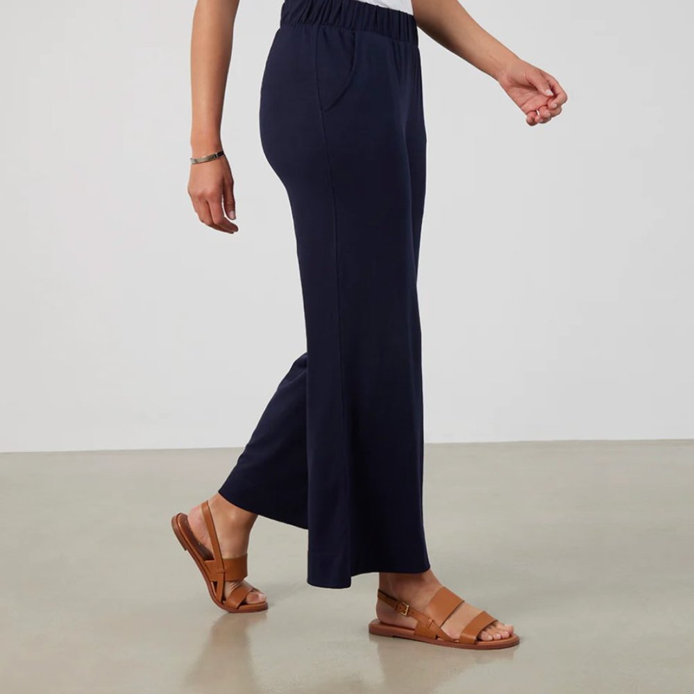 Bluffworks Threshold Wide Leg Pants - XSP, Maritime Blue (NWT) - Picture 8 of 10